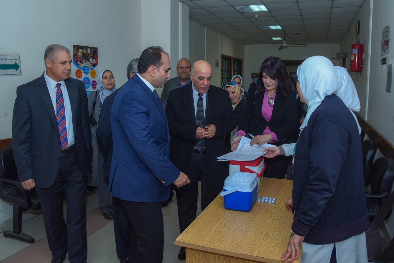انطلاق حملة التطعيم ضد شلل الأطفال بالإسكندرية