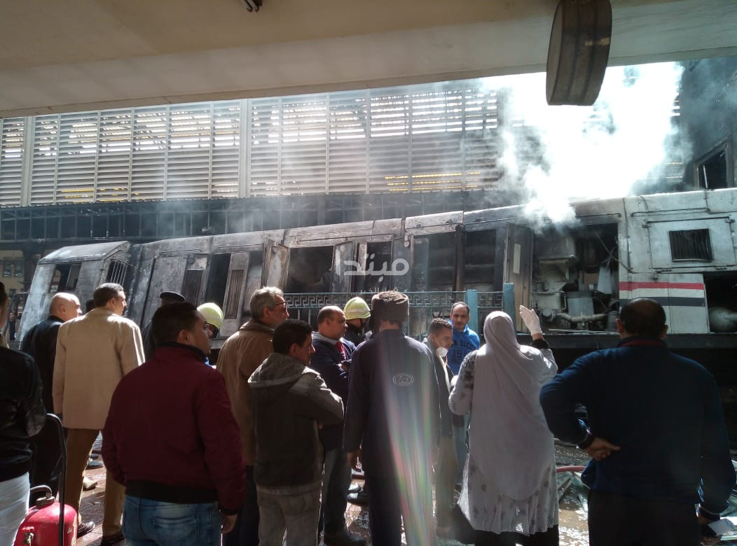 حريق محطة مصر