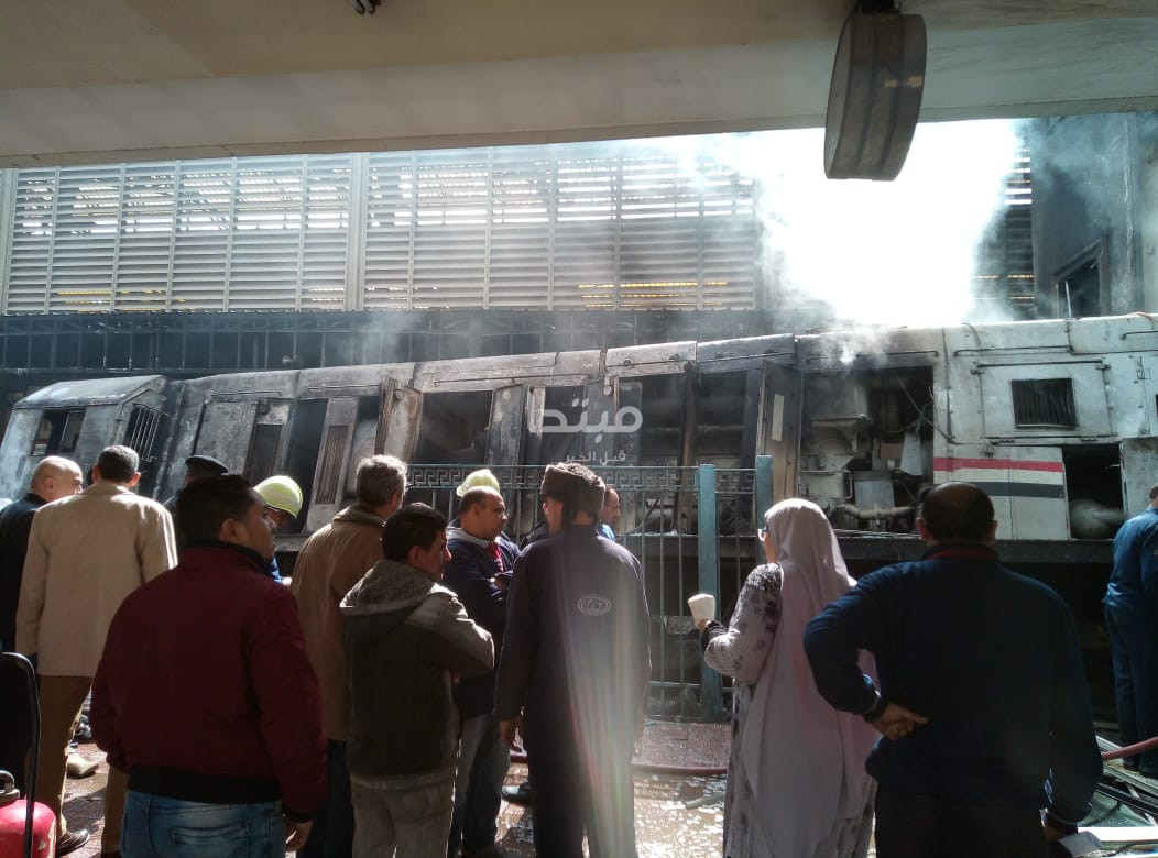 حريق محطة مصر