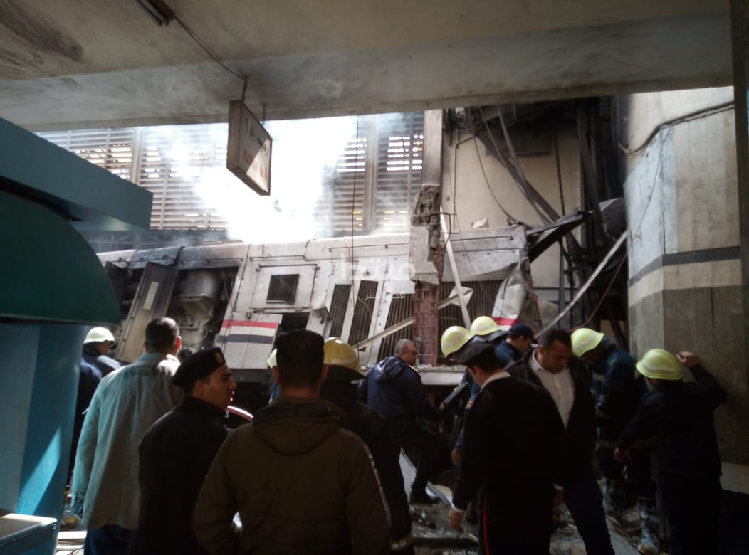 حريق محطة مصر