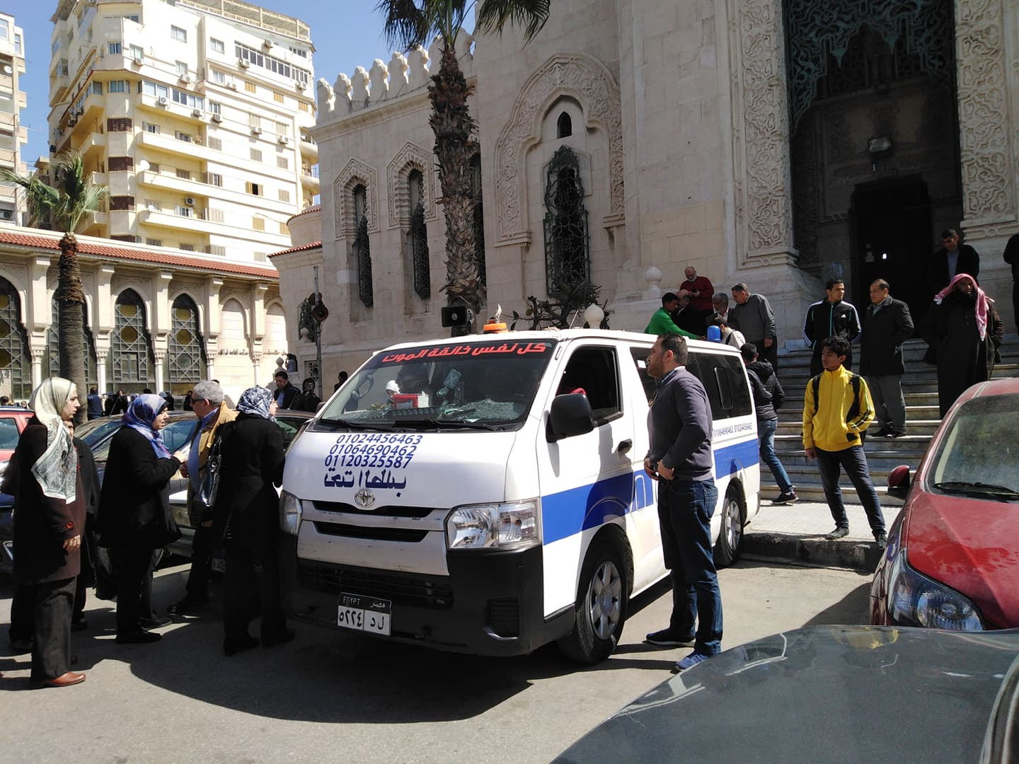 جنازة ثاني ضحايا الإسكندرية في حادث محطة مصر