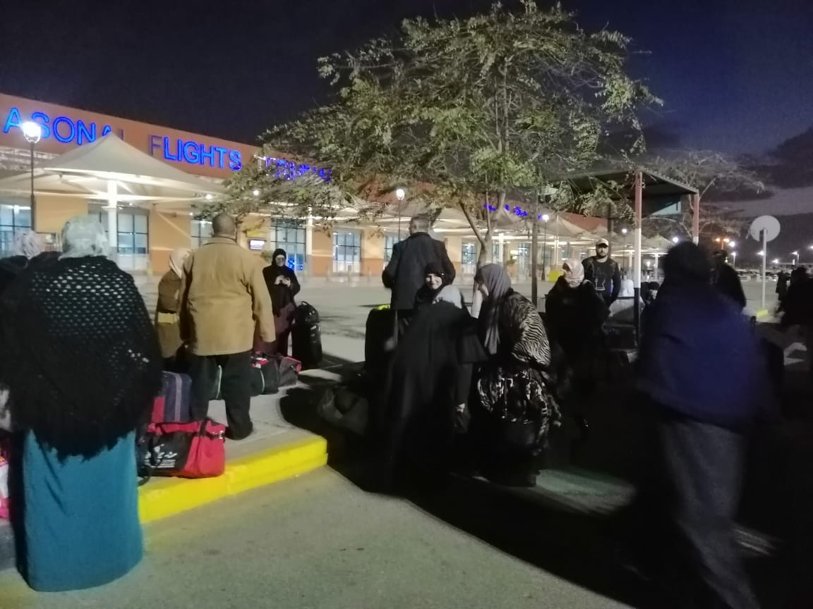 مطار القاهرة يستقبل أول أفواج المعتمرين الفلسطينيين