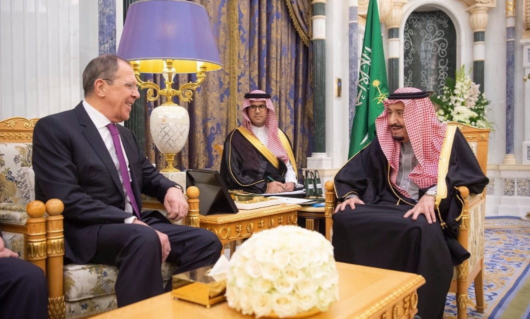 وزير خارجية روسيا وملك السعودية