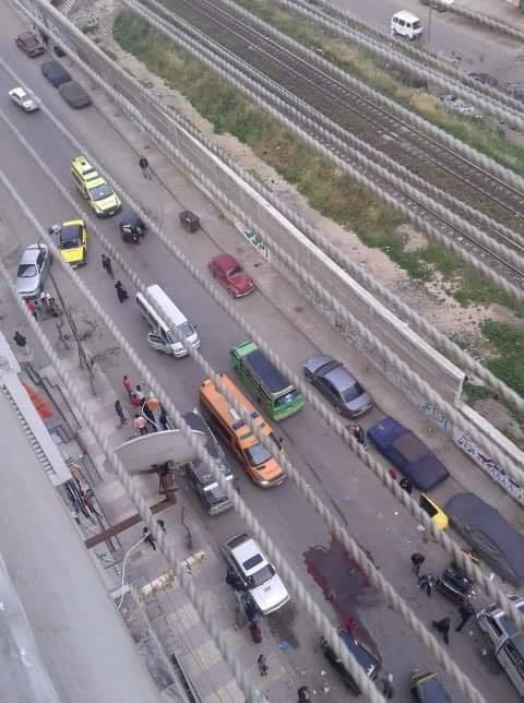 حادث تصادم توك توك وميكروباص بالإسكندرية