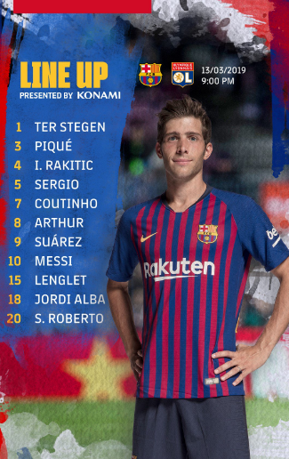 تشكيل برشلونة أمام ليون