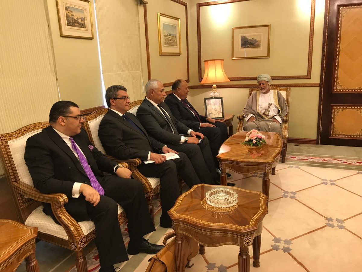 سامح شكرى ونظيره العمانى