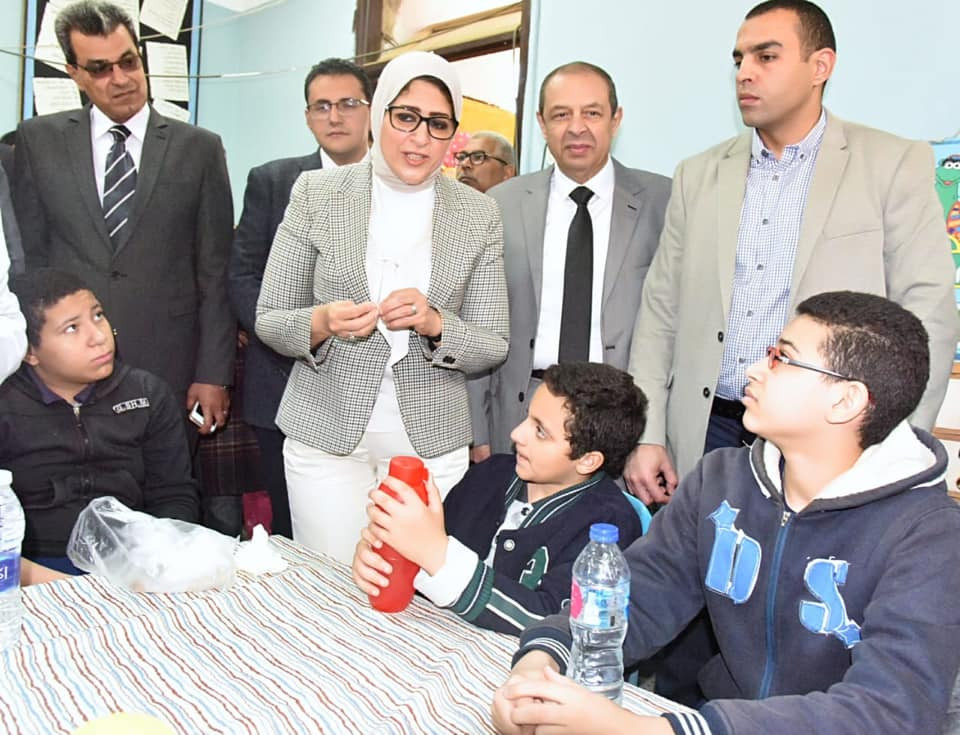 وزيرة الصحة