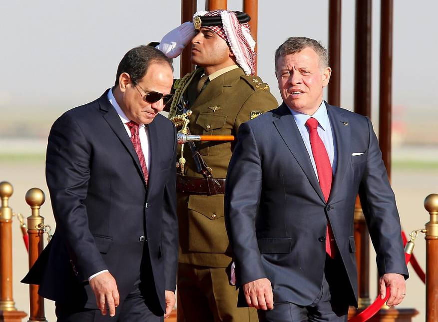 السيسى وملك الأردن