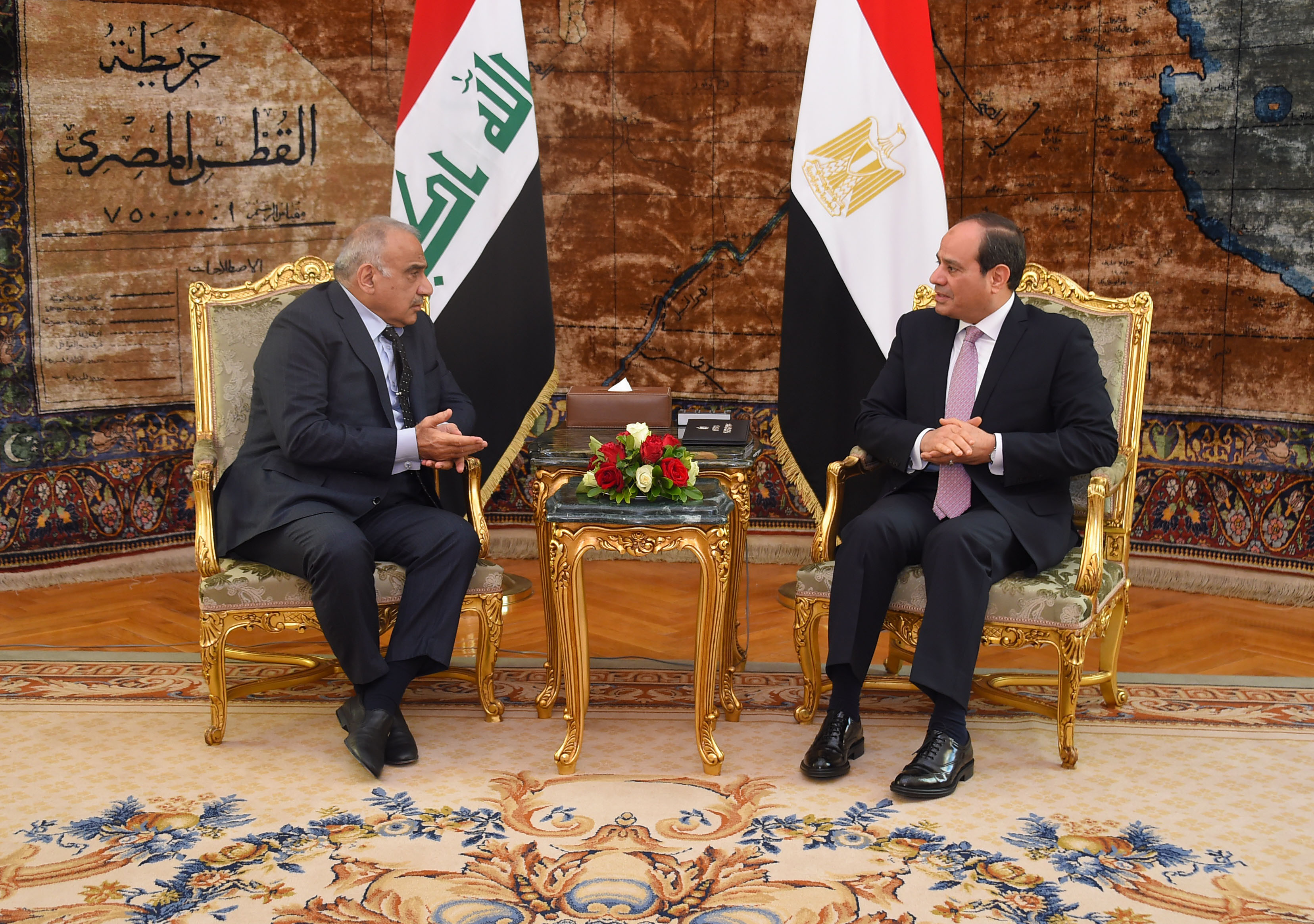 السيسى ورئيس وزراء العراق