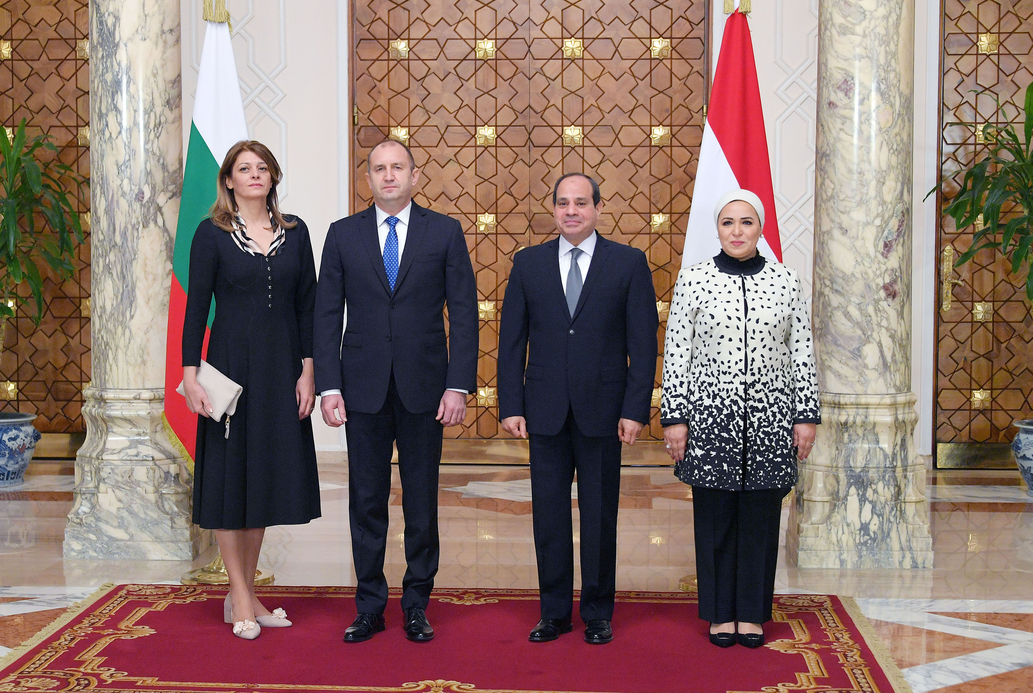 الرئيس السيسى يستقبل نظيره البلغارى