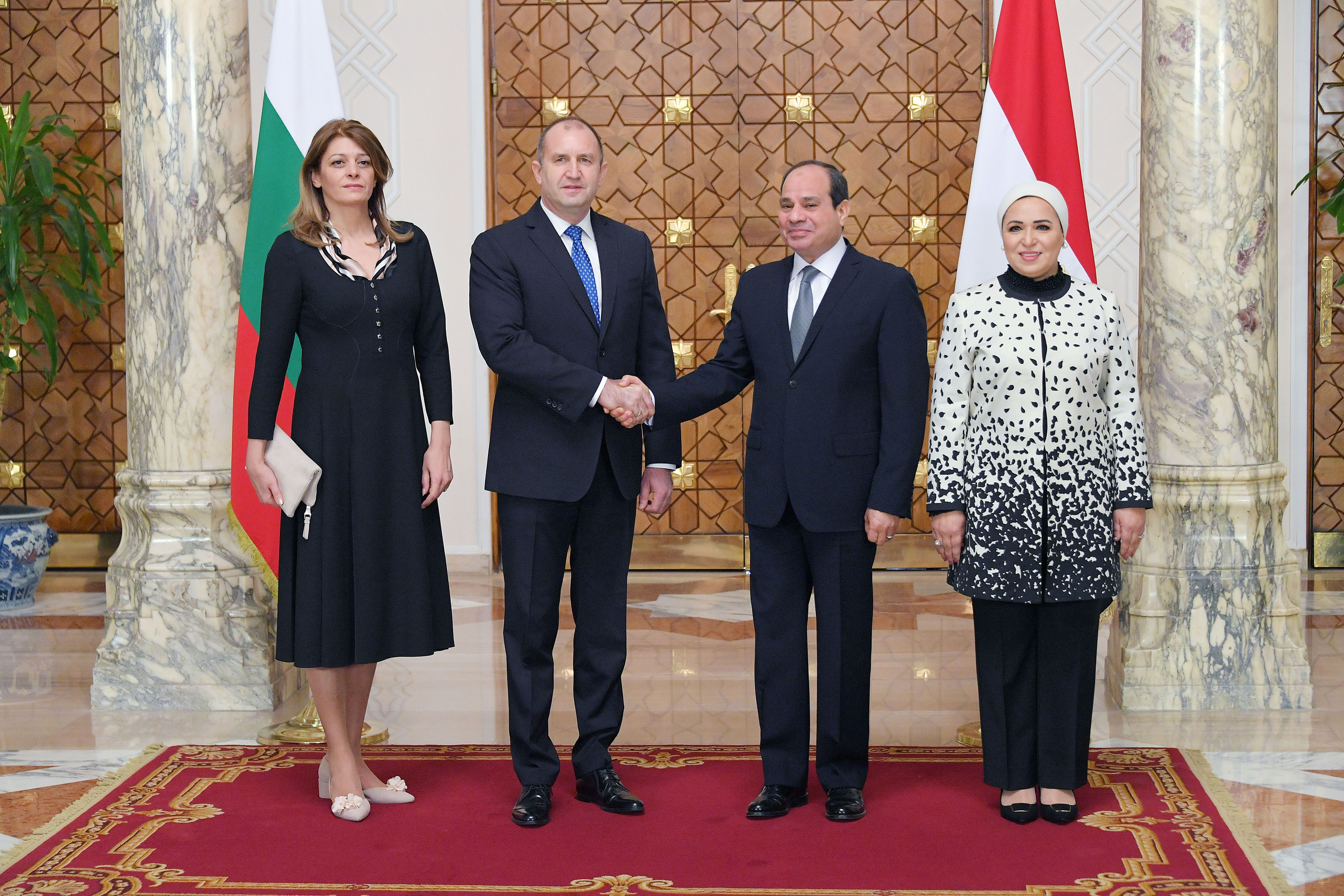 الرئيس السيسى يستقبل نظيره البلغارى