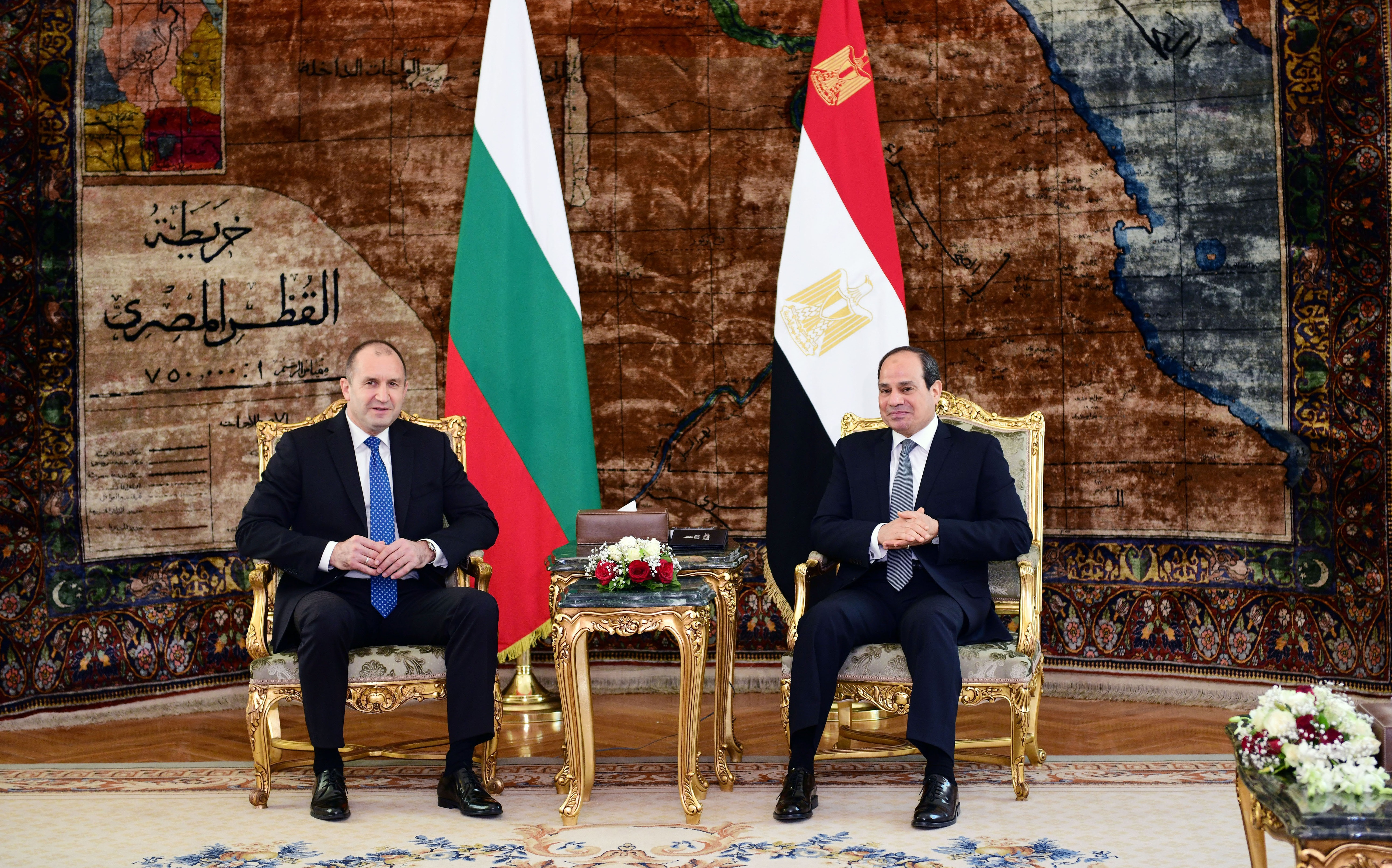 الرئيس السيسى يستقبل نظيره البلغارى