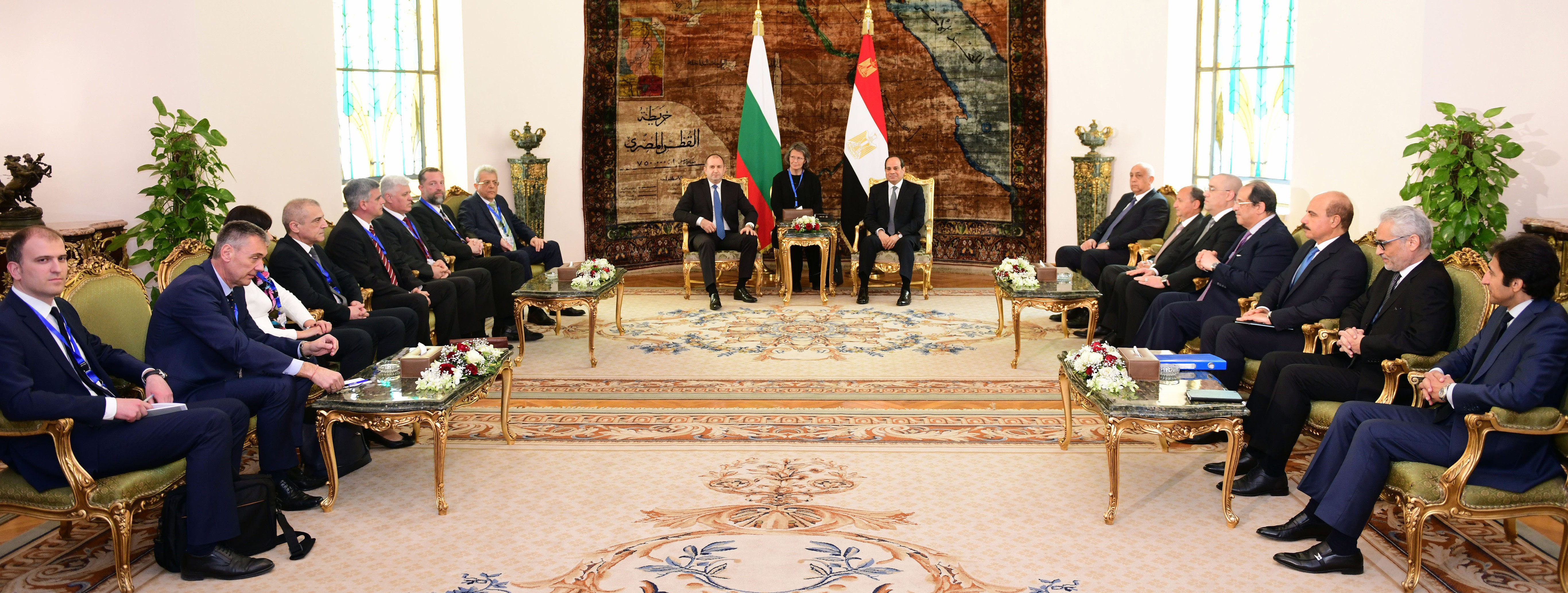 الرئيس السيسى يستقبل نظيره البلغارى
