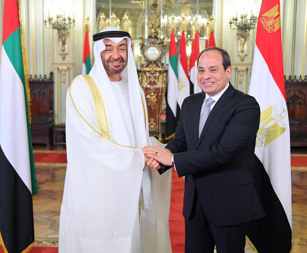 لقاء الرئيس السيسى وولى عهد أبوظبى