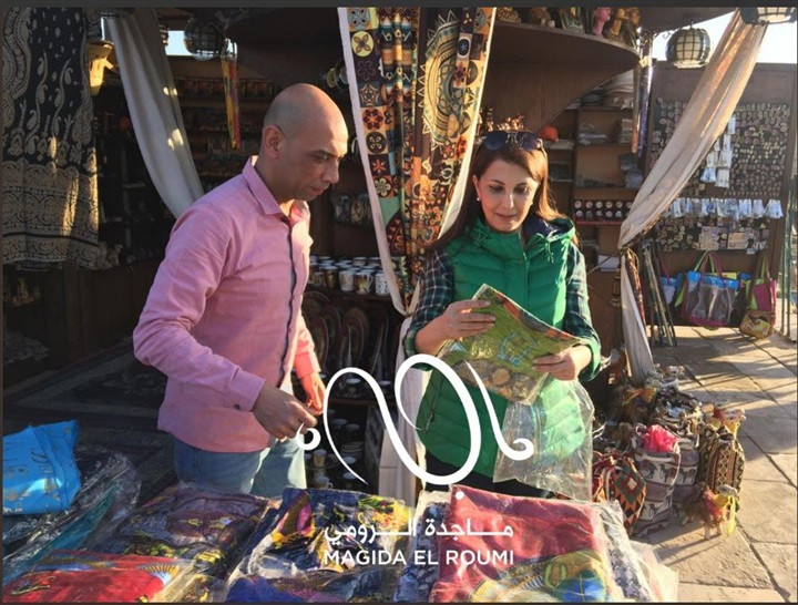 ماجدة الرومى فى معبد الكرنك