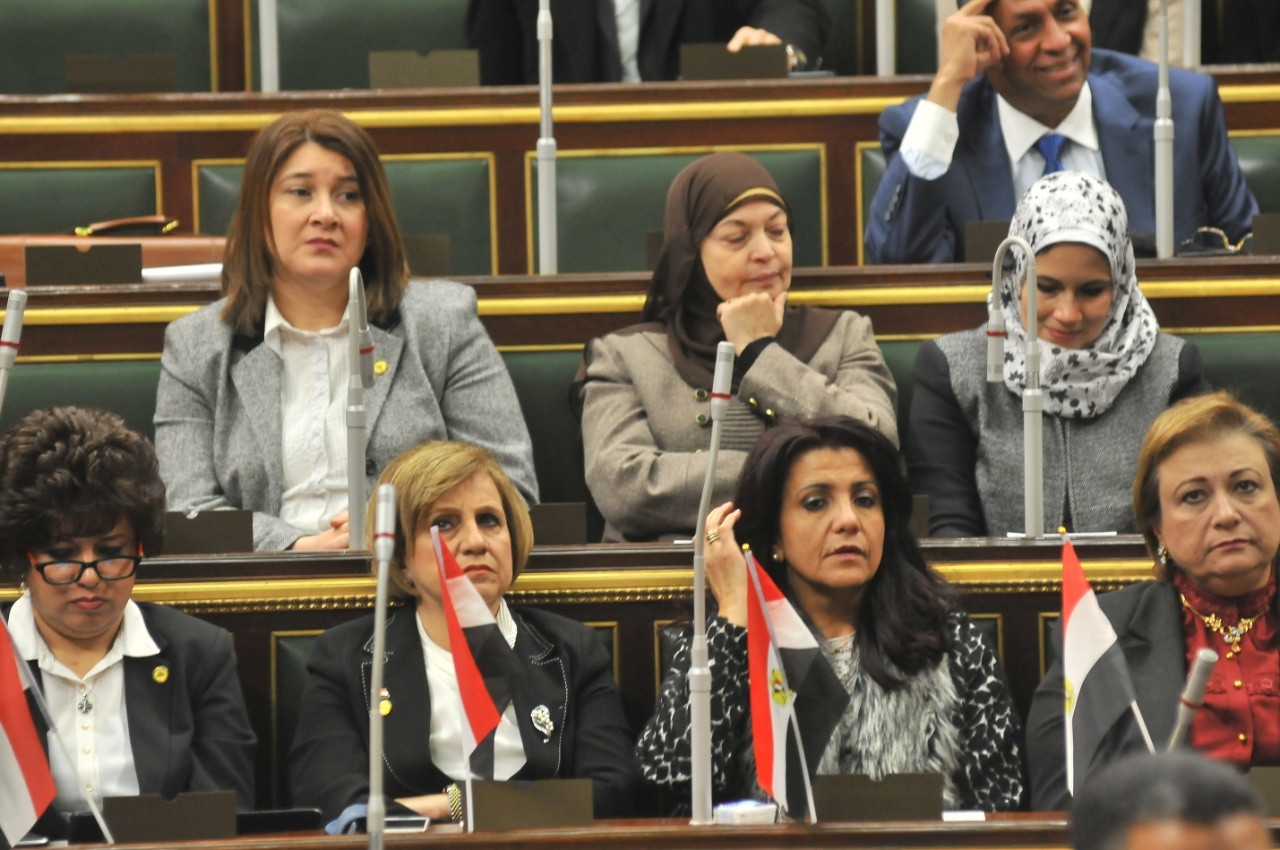 تمثيل المرأة فى البرلمان بنسبة 14.59%