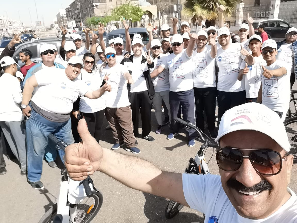 مارثون دراجات للاستفتاء على الدستور