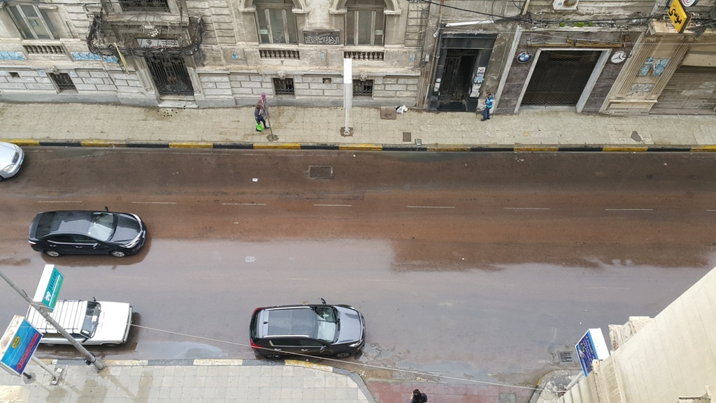 أمطار مفاجئة على الإسكندرية