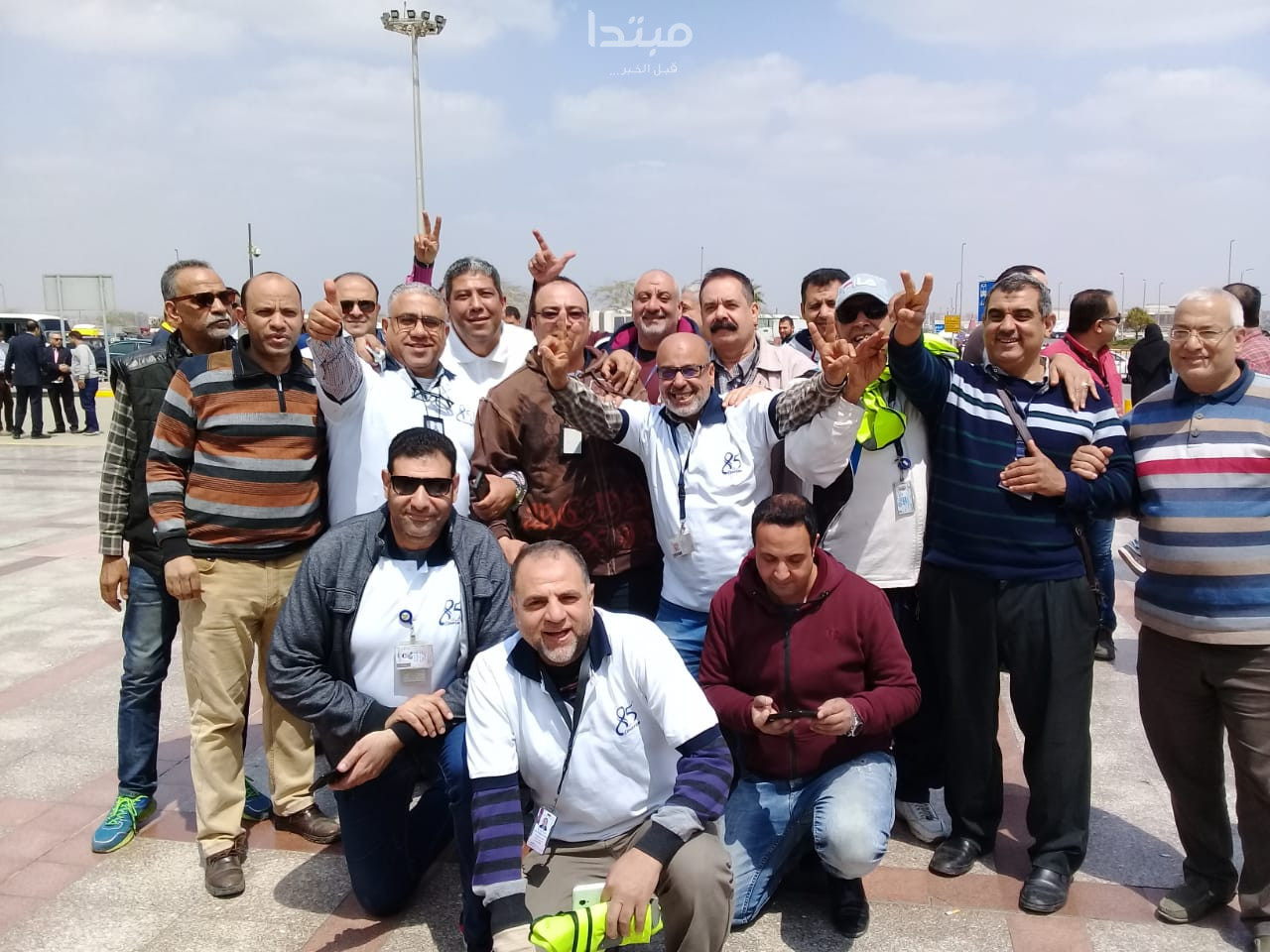 زحام شديد بمطار القاهرة على «الاستفتاء»