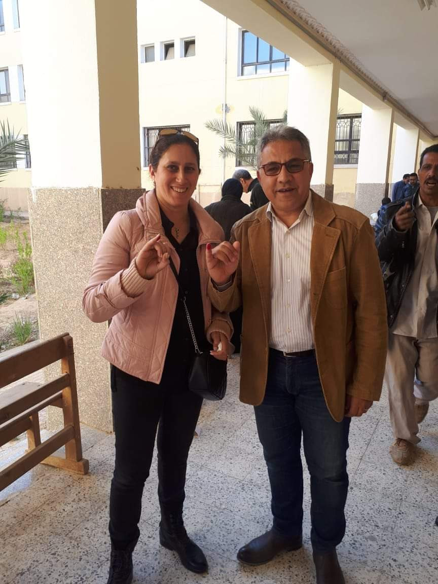 أحمد السجيني يشارك في الاستفتاء