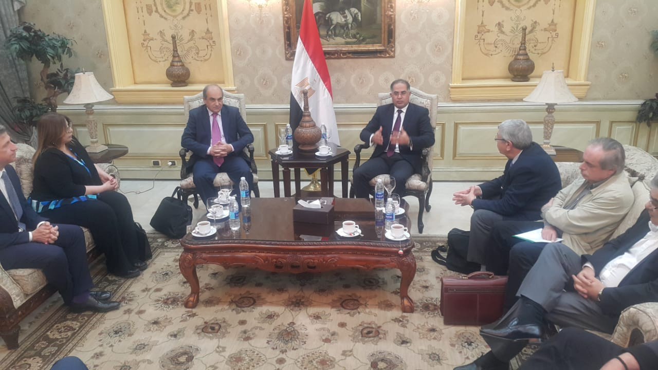 سليمان وهدان يستقبل رئيس البرلمان القبرصى