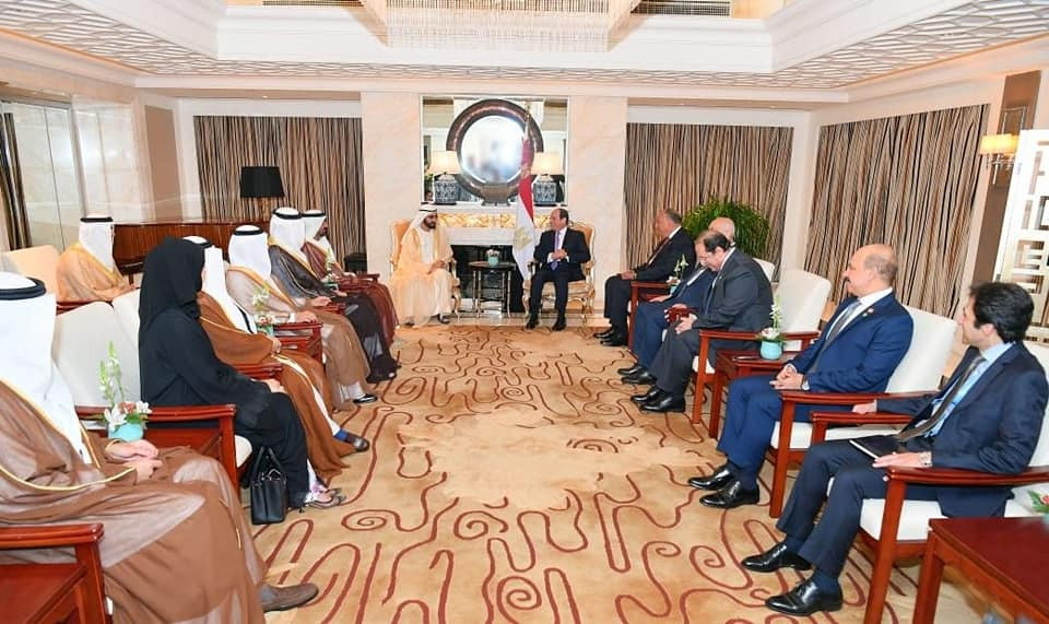 السيسى ومحمد بن راشد
