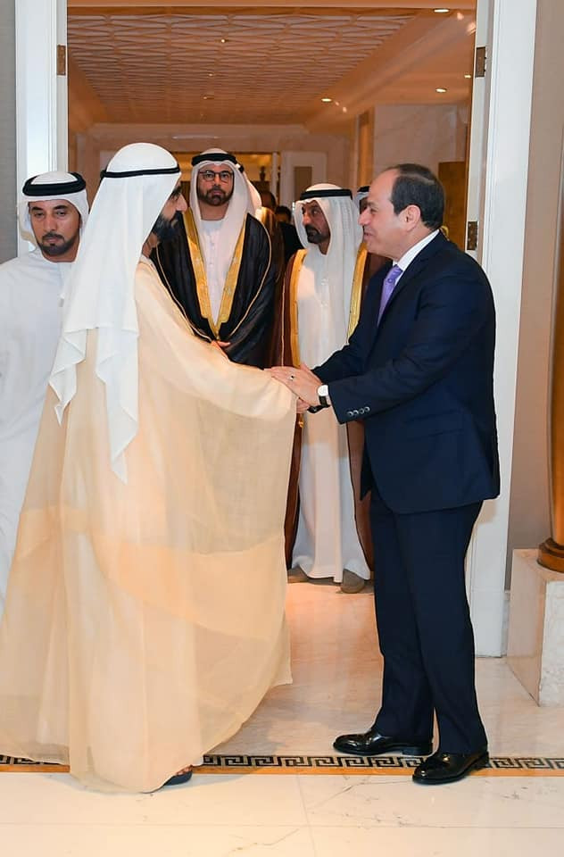 السيسى ومحمد بن راشد