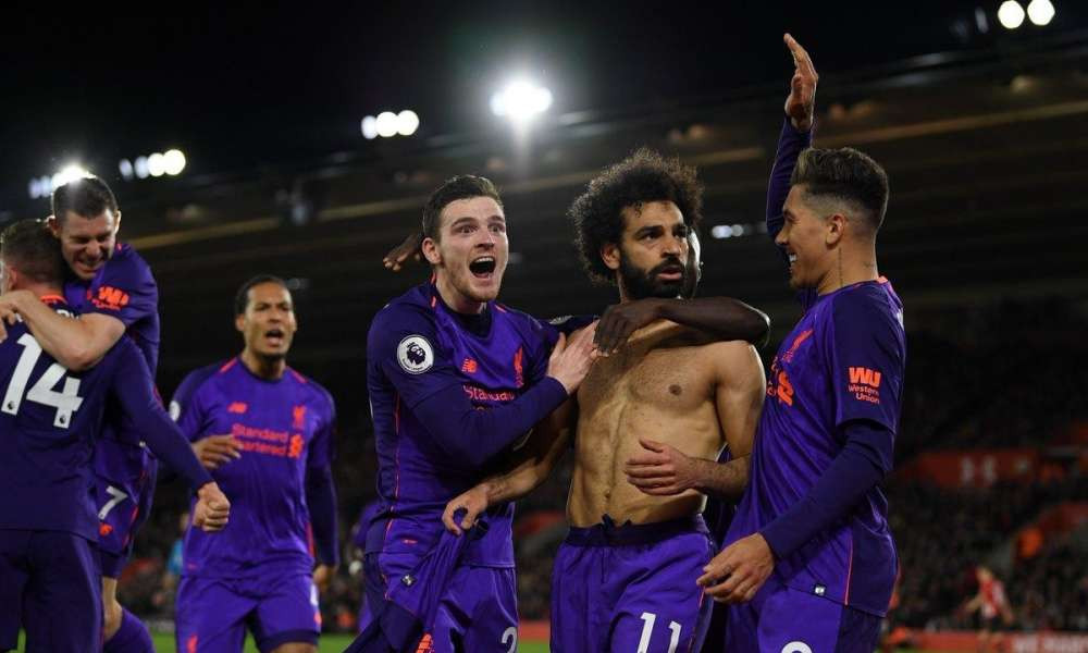 احتفالات محمد صلاح بأهدافه