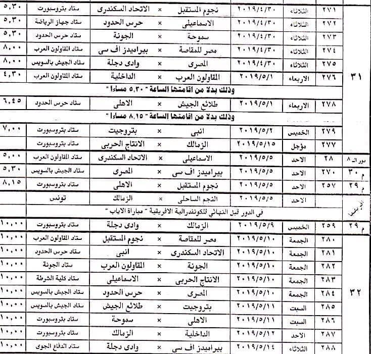 الدورى