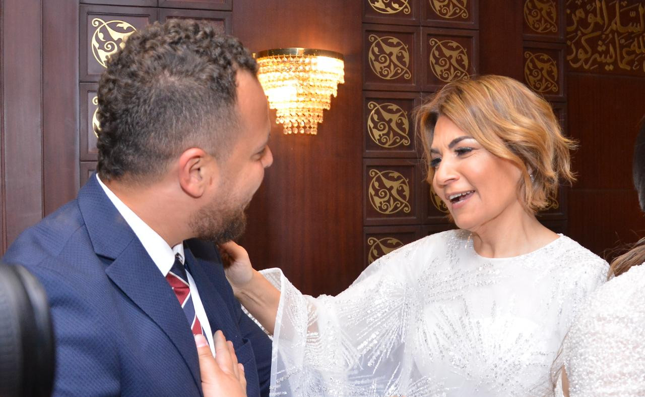 ماجد المصرى يحتفل بعقد قران ابنه
