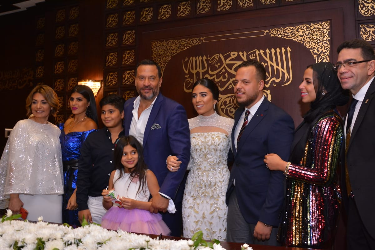 ماجد المصرى يحتفل بعقد قران ابنه