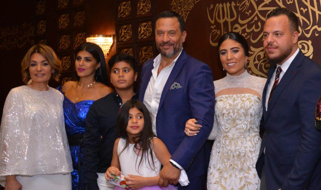 ماجد المصرى يحتفل بعقد قران ابنه