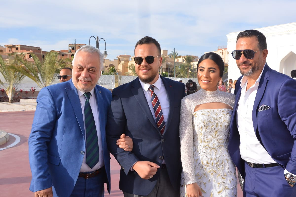 ماجد المصرى يحتفل بعقد قران ابنه