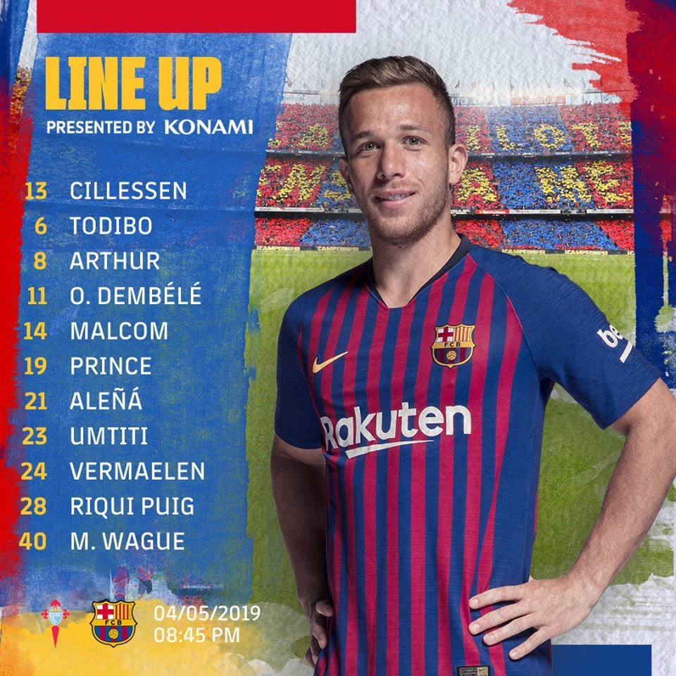 تشكيل برشلونة