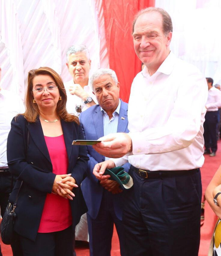 غادة والى ورئيس مجموعة البنك الدولى