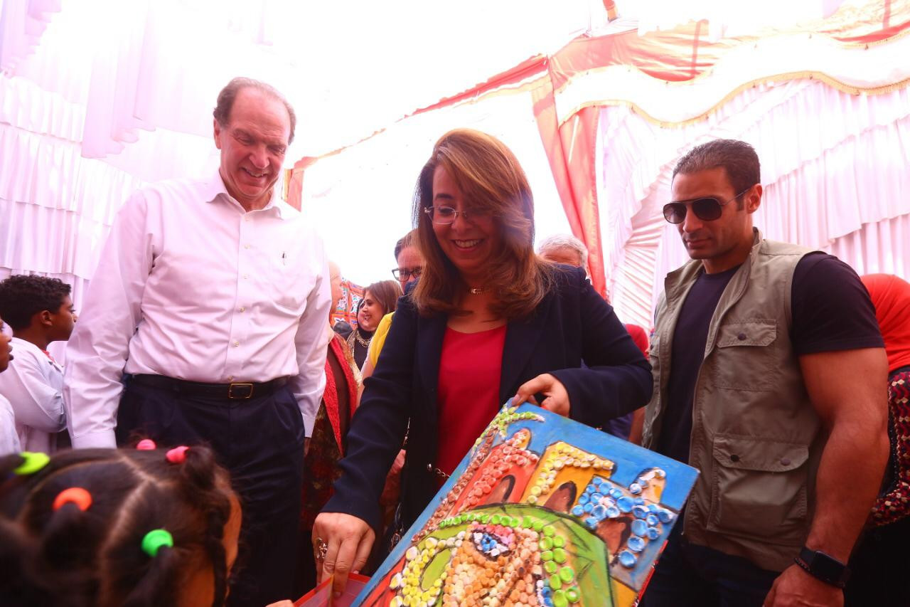 غادة والى ورئيس مجموعة البنك الدولى