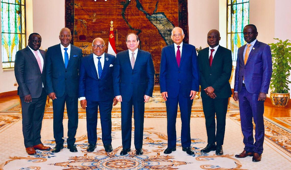 السيسى يستقبل رئيس برلمان جمهورية غانا