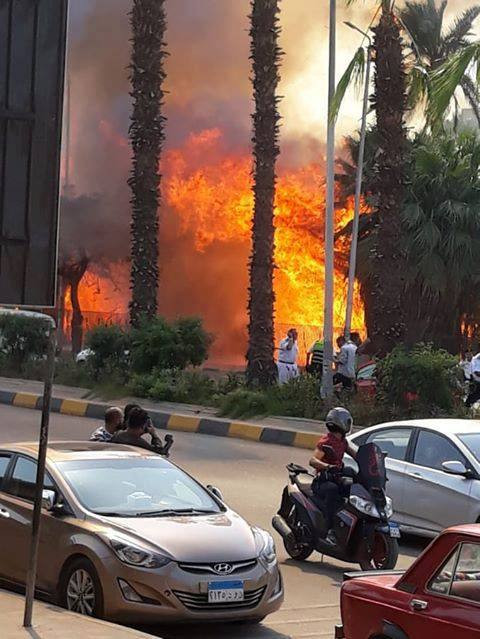 حريق مصنع الأدوية