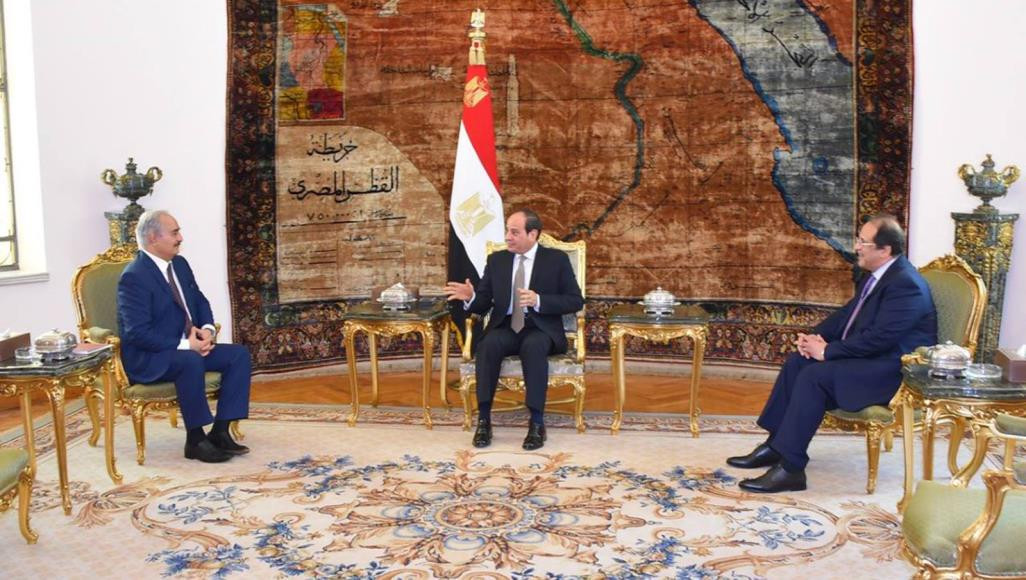 الرئيس السيسى والمشير خليفة حفتر