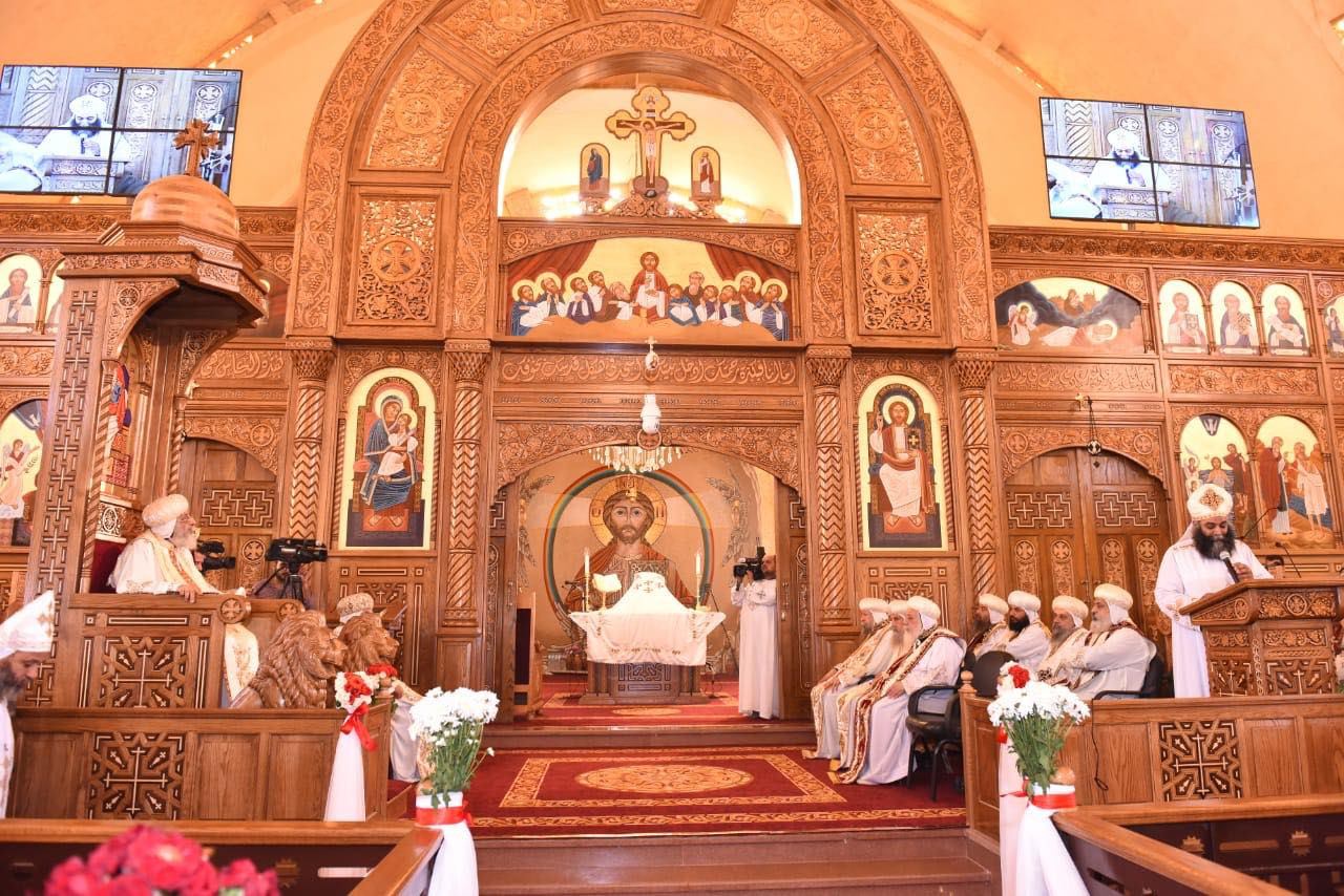 تدشين كنيسة العذراء بمدينة السادات