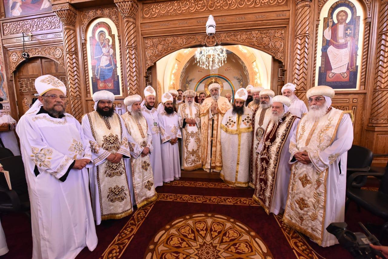 تدشين كنيسة العذراء بمدينة السادات