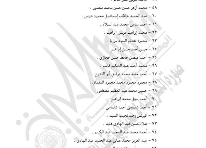 قرار السيسى تعيين معاونى النيابة العامة