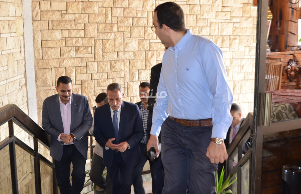 جانب من زيارة الوفد البرلمانى لإستاد الإسماعيلية