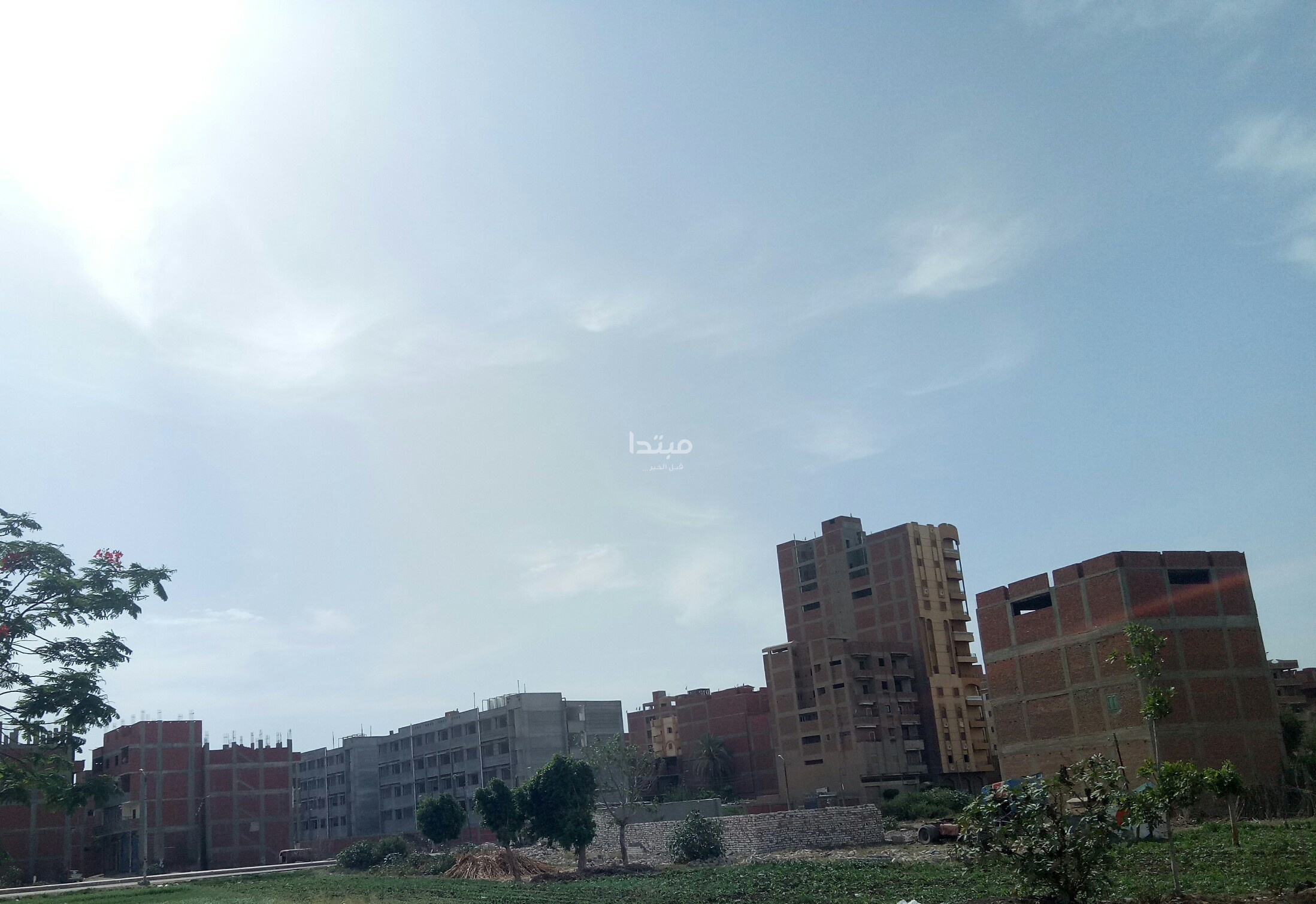 طلاء واجهات العقارات على الطريق الدائرى
