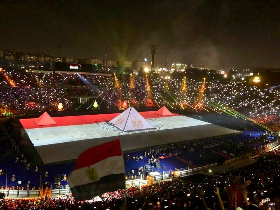 الرئيس السيسى يفتتح بطولة أمم إفريقيا