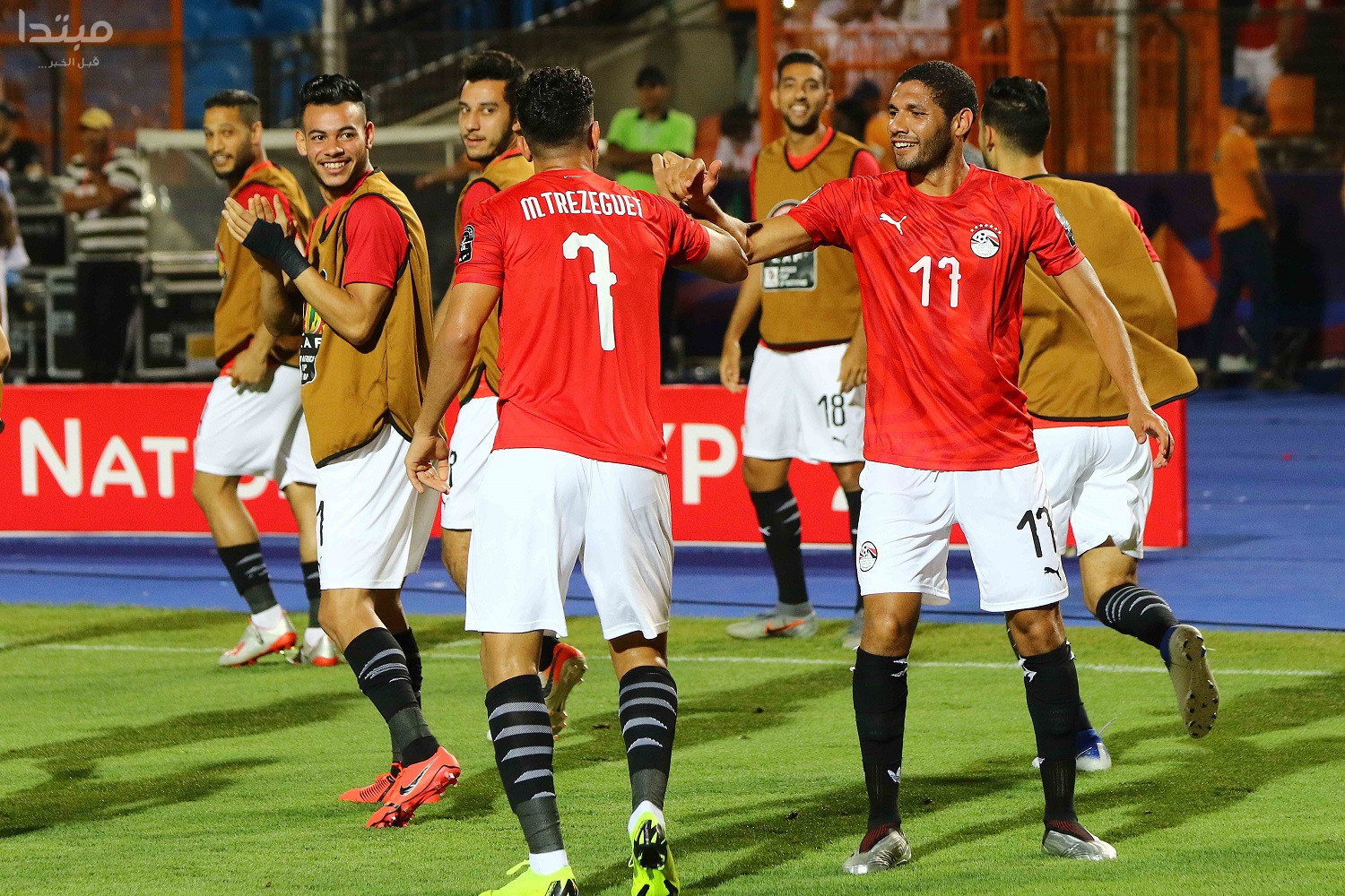 فوز الفراعنة بهدف تريزيجيه أمام زيمبابوى