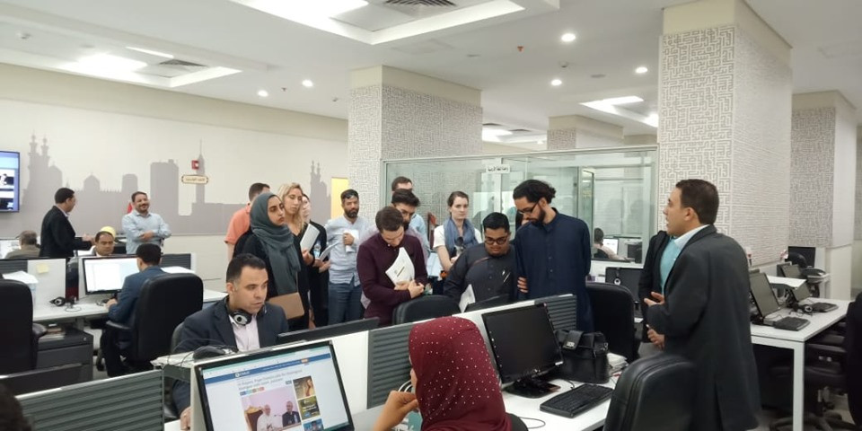 وفد الجامعة الأمريكية يزور مرصد الأزهر