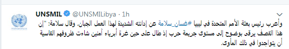 بعثة الأمم المتحدة للدعم فى ليبيا