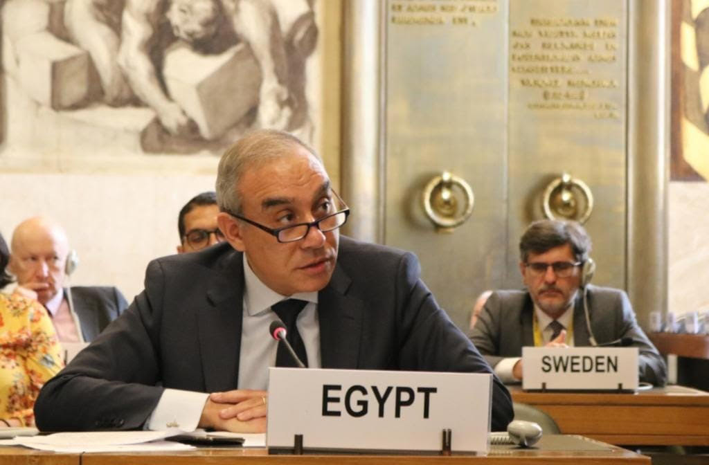 السفير علاء يوسف - مندوب مصر الدائم فى جينيف
