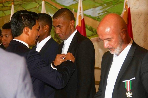 تكريم منتخب مدغشقر